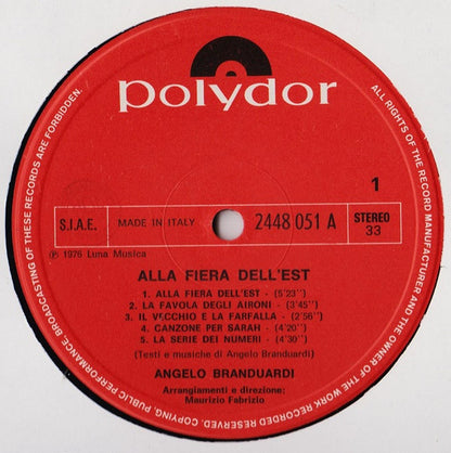 Angelo Branduardi - Alla Fiera Dell'Est