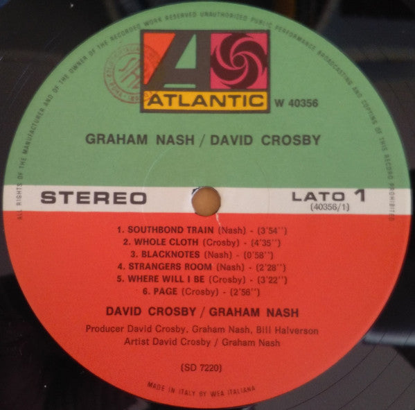 Crosby & Nash - Graham Nash / David Crosby