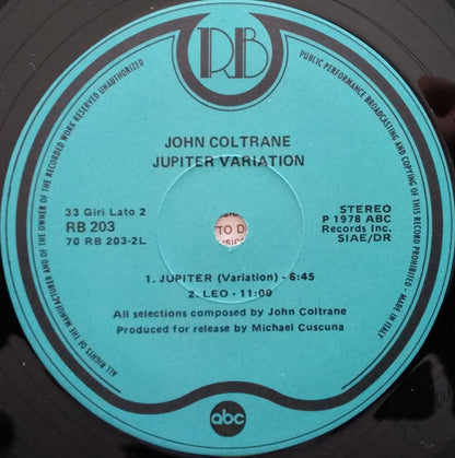 John Coltrane - Jupiter Variation