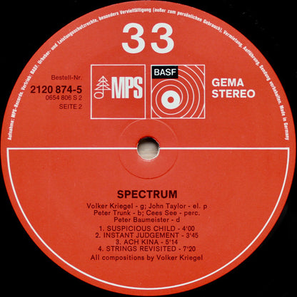 Volker Kriegel - Spectrum