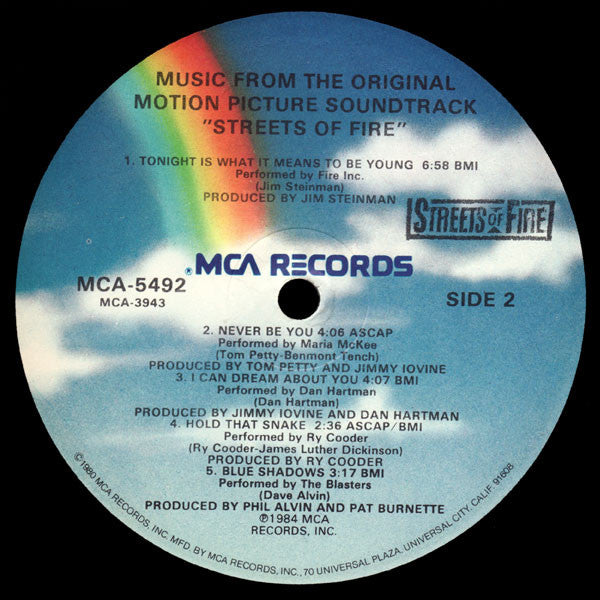 Various - Streets Of Fire - Music From The Original Motion Picture Soundtrack