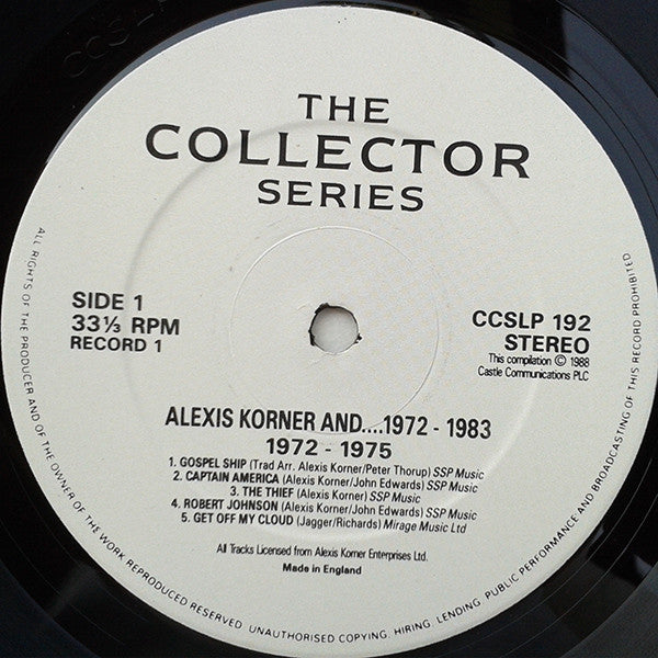Alexis Korner - Alexis Korner And... 1972 - 1983