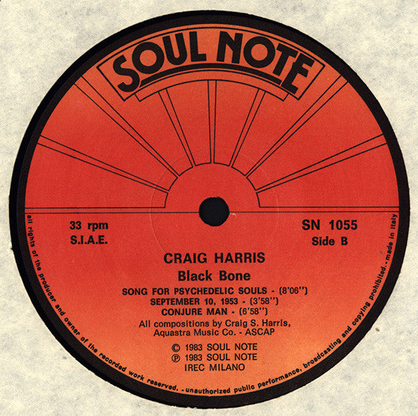 Craig Harris - Black Bone