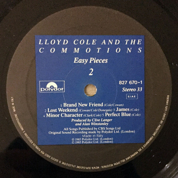 Lloyd Cole & The Commotions - Easy Pieces