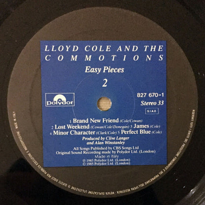 Lloyd Cole & The Commotions - Easy Pieces