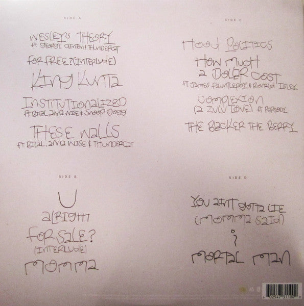 Kendrick Lamar - To Pimp A Butterfly