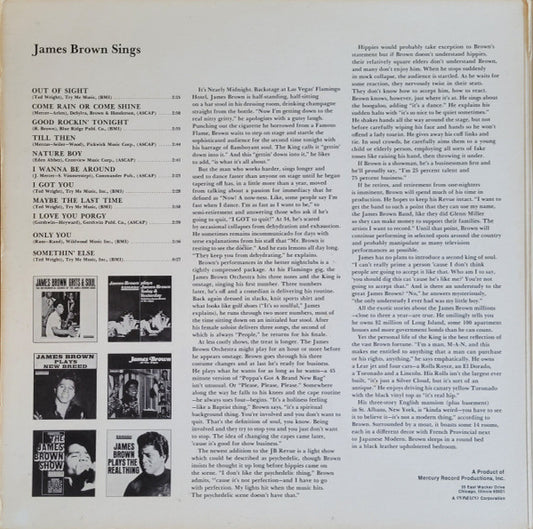James Brown - Sings Out Of Sight