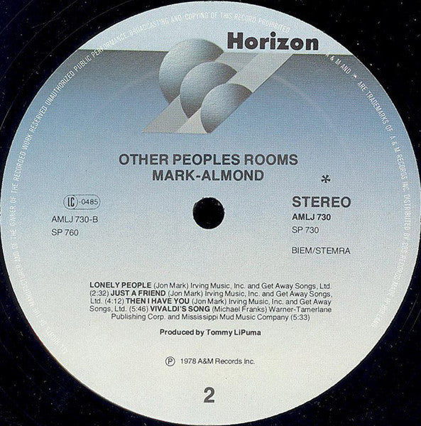 Mark-Almond - Other Peoples Rooms