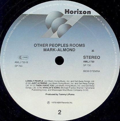 Mark-Almond - Other Peoples Rooms