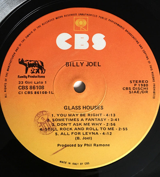 Billy Joel - Glass Houses