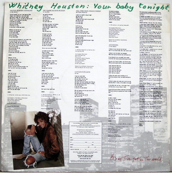 Whitney Houston - I'm Your Baby Tonight
