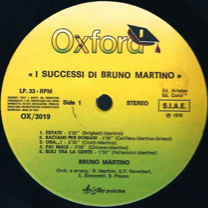 Bruno Martino - I Successi Di Bruno Martino