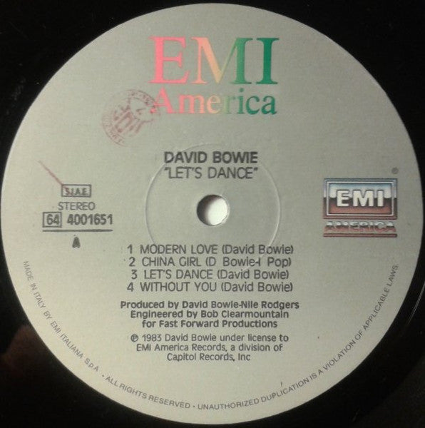 David Bowie - Let's Dance
