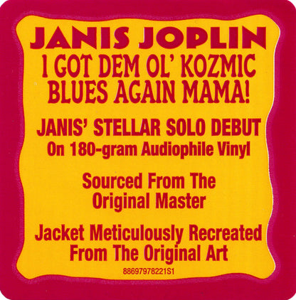 Janis Joplin - I Got Dem Ol' Kozmic Blues Again Mama! (nuovo)