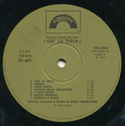 Ennio Morricone - Giù La Testa