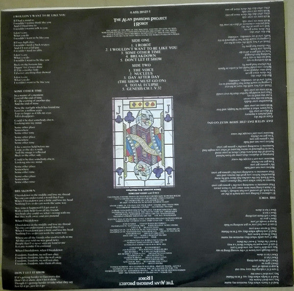 The Alan Parsons Project - I Robot / Pyramid / Eve / The Turn Of A Friendly Card (box)
