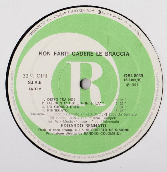 Edoardo Bennato - Non Farti Cadere Le Braccia
