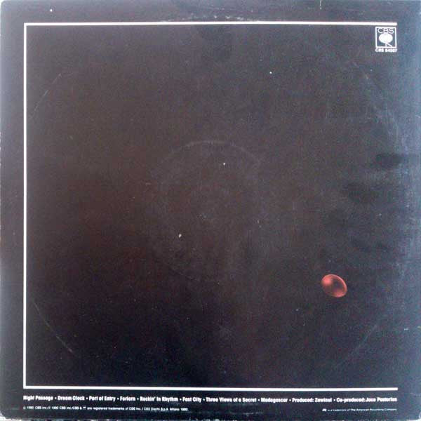 Weather Report - Night Passage