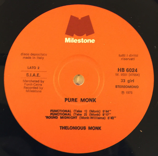 Thelonious Monk - Pure Monk