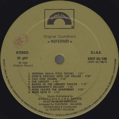 Keith Emerson - Inferno (Original Soundtrack)