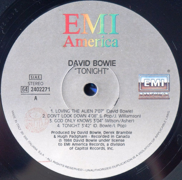 David Bowie - Tonight