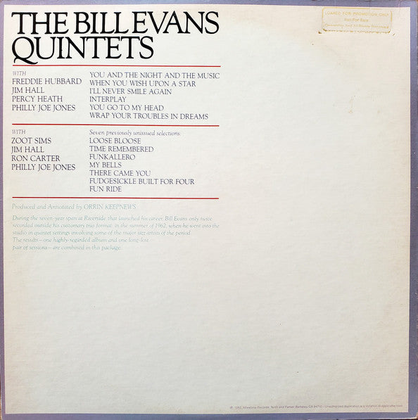 Bill Evans - The "Interplay" Sessions