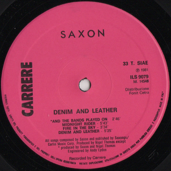 Saxon - Denim And Leather