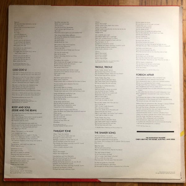 The Manhattan Transfer - Extensions