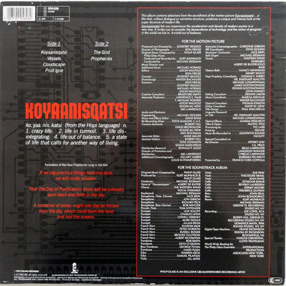 Philip Glass – Koyaanisqatsi (Original Soundtrack Album From The Film)