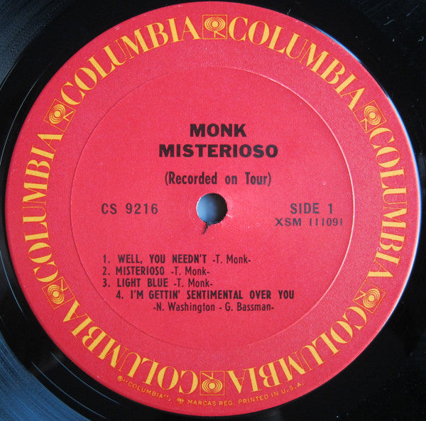 Thelonious Monk - Misterioso (Recorded On Tour)