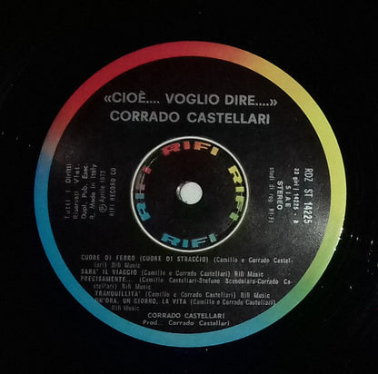 Corrado Castellari - Cioè... Voglio Dire...