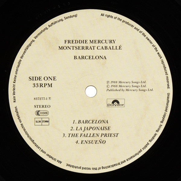 Freddie Mercury - Barcelona