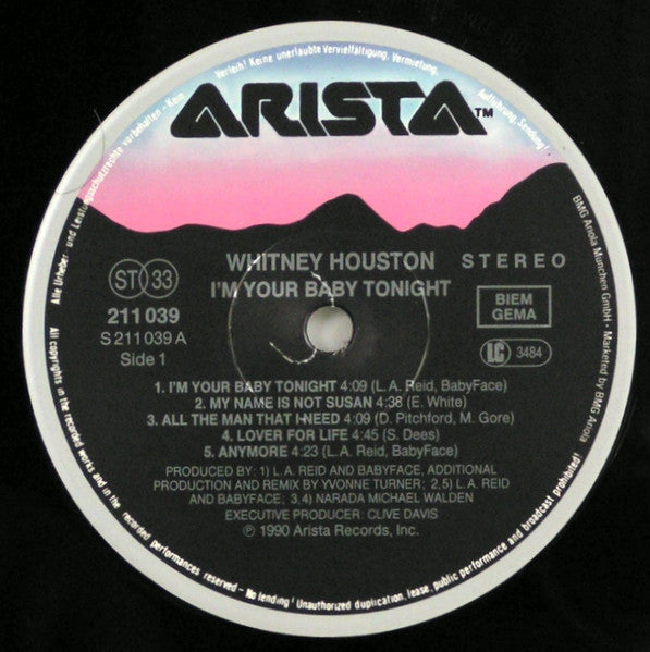 Whitney Houston - I'm Your Baby Tonight