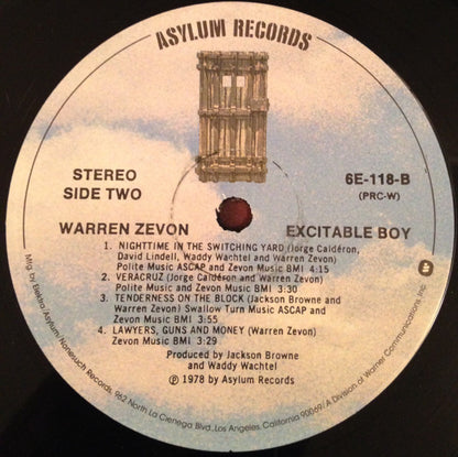 Warren Zevon - Excitable Boy