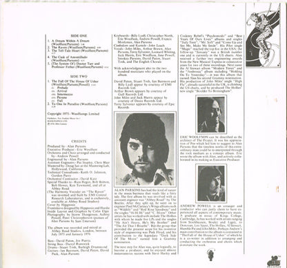 The Alan Parsons Project - Tales Of Mystery And Imagination - Edgar Allan Poe