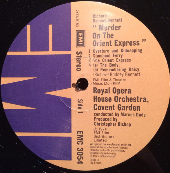 Richard Rodney Bennett - Agatha Christie's Murder On The Orient Express (Original Soundtrack Recording)