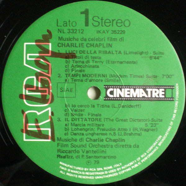 Film Sound Orchestra - Musiche Da Celebri Film Di Charlie Chaplin