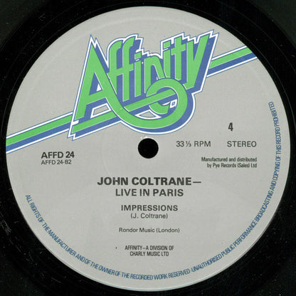 John Coltrane - Live In Paris