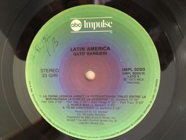 Gato Barbieri - Chapter One: Latin America