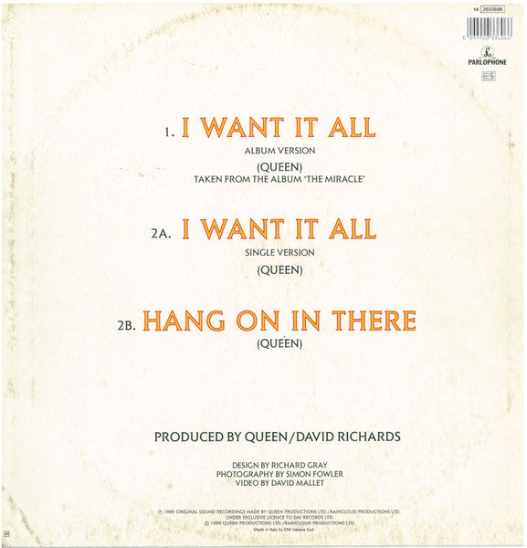 Queen - I Want It All