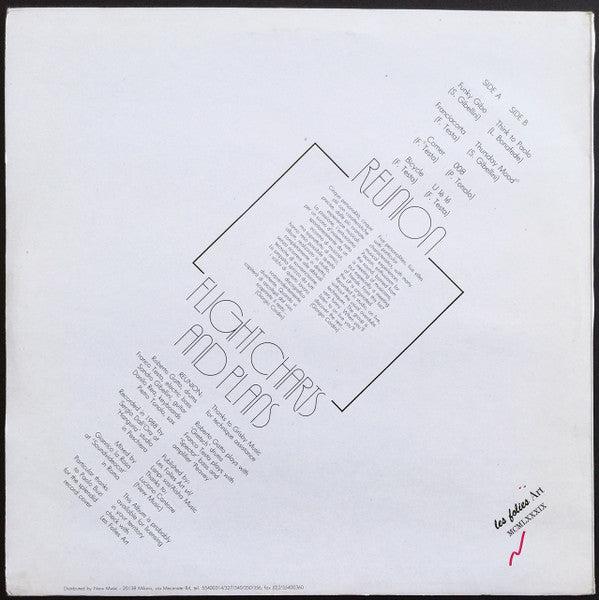 Reunion - Flight Charts And Plans