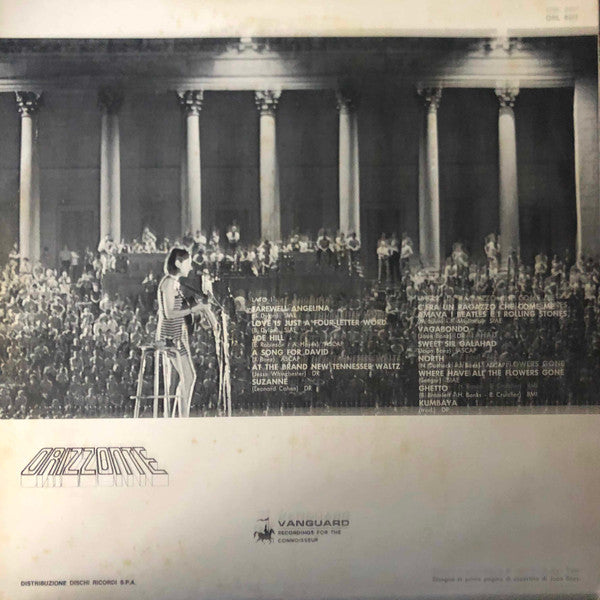 Joan Baez - 24 Luglio 1970 (Joan Baez All'Arena Civica Di Milano)