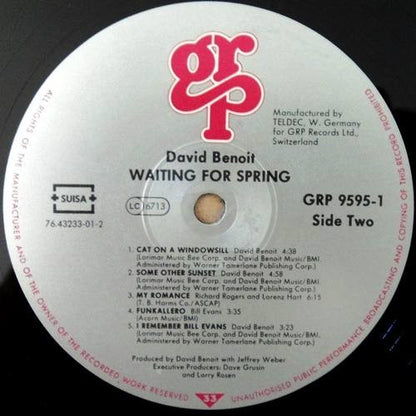 David Benoit - Waiting For Spring