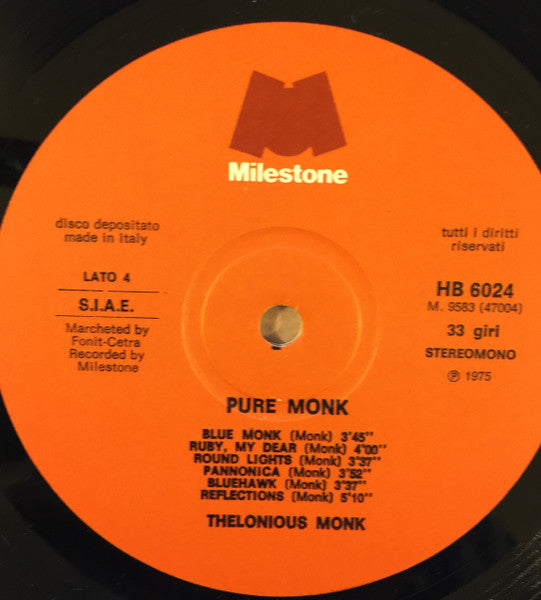 Thelonious Monk - Pure Monk