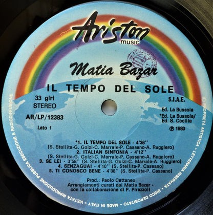 Matia Bazar - Il Tempo Del Sole
