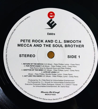 Pete Rock & C.L. Smooth - Mecca And The Soul Brother