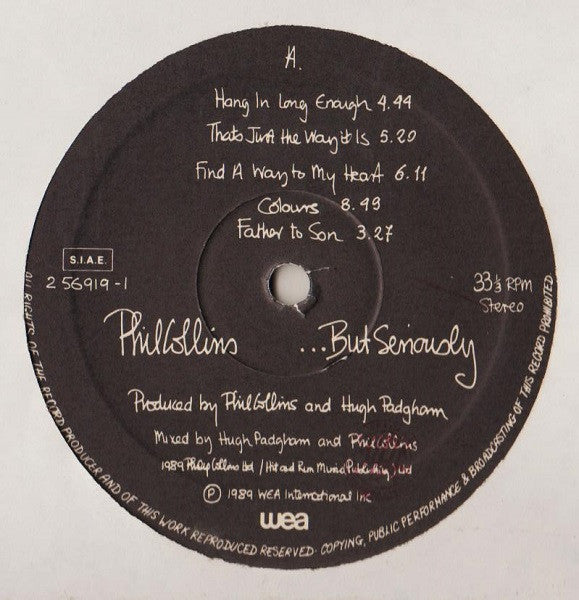 Phil Collins - ...But Seriously