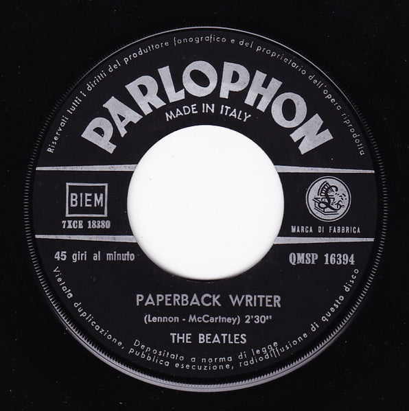 The Beatles - Paperback Writer (no cover)