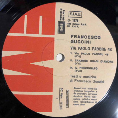Francesco Guccini - Via Paolo Fabbri 43
