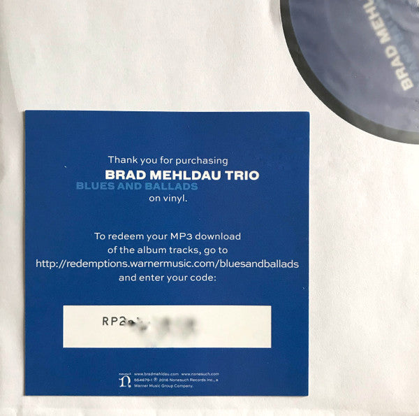 Brad Mehldau Trio - Blues and Ballads